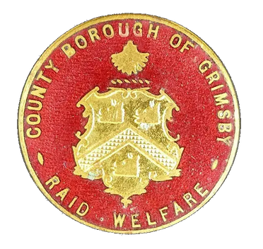 County Borough of Grimsby Raid Welfare badge